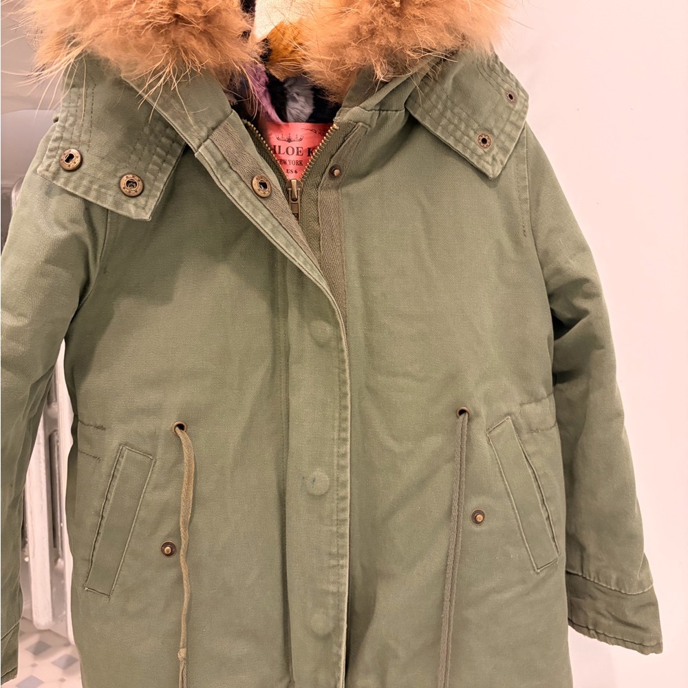 Chloe K Kids Colorful Faux Fur Jacket
